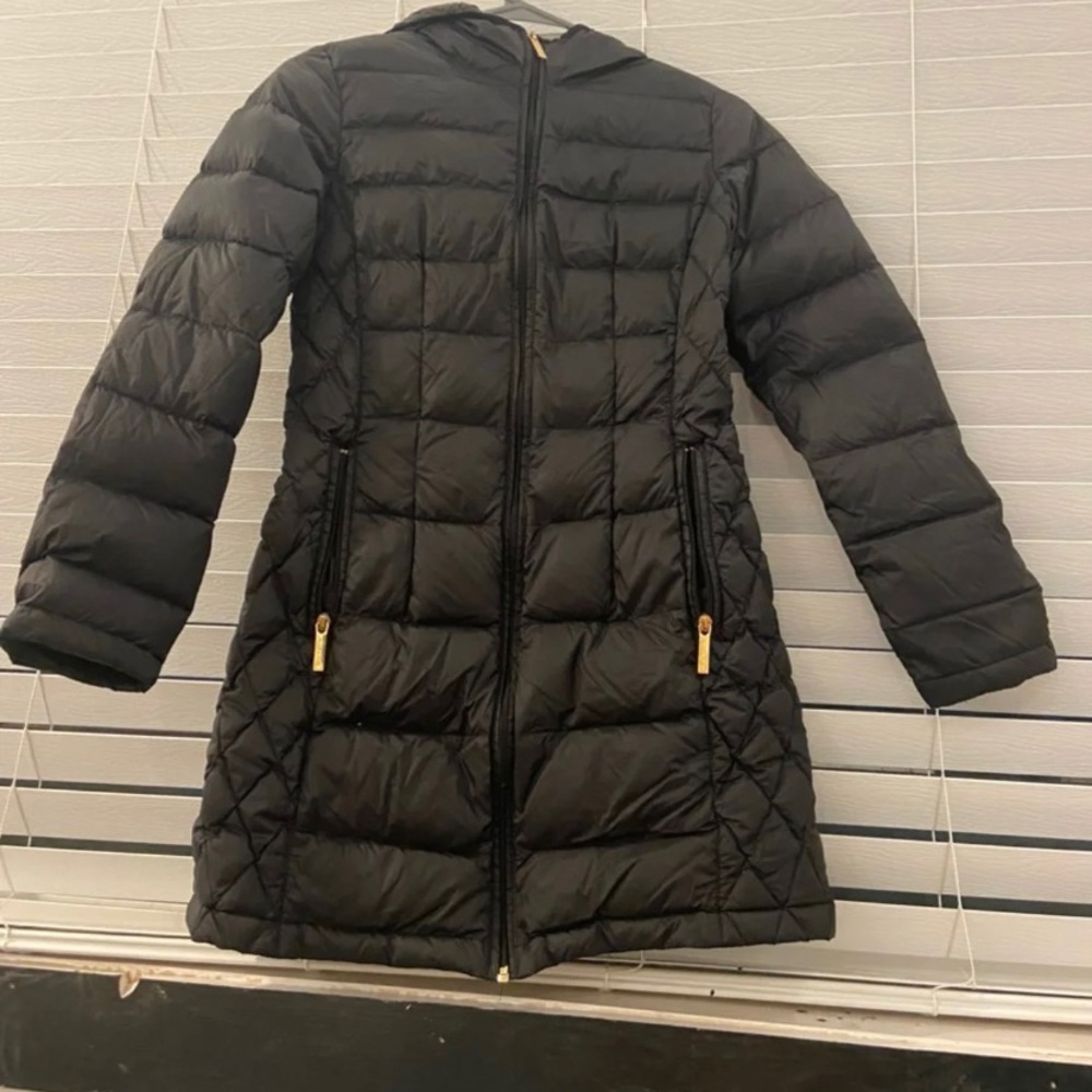 Michael Kors puffer coat.